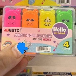 هایلایتر مینی خرسی ۴ عددی | تولیدی