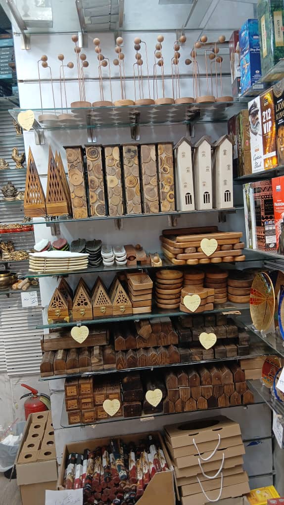 عودسوز چوبی دستساز (جاعودی چوبی طرح خانه و هرم)